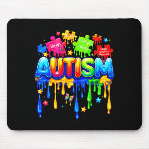 Tapis De Souris Puzzle à goutte qui dégouline pour la sensibilisat