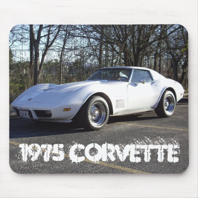 Tapis De Souris Puzzle Corvette Stingray 1975 (Devant)