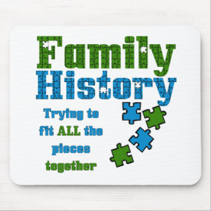 Tapis De Souris Puzzle d'histoire familiale
