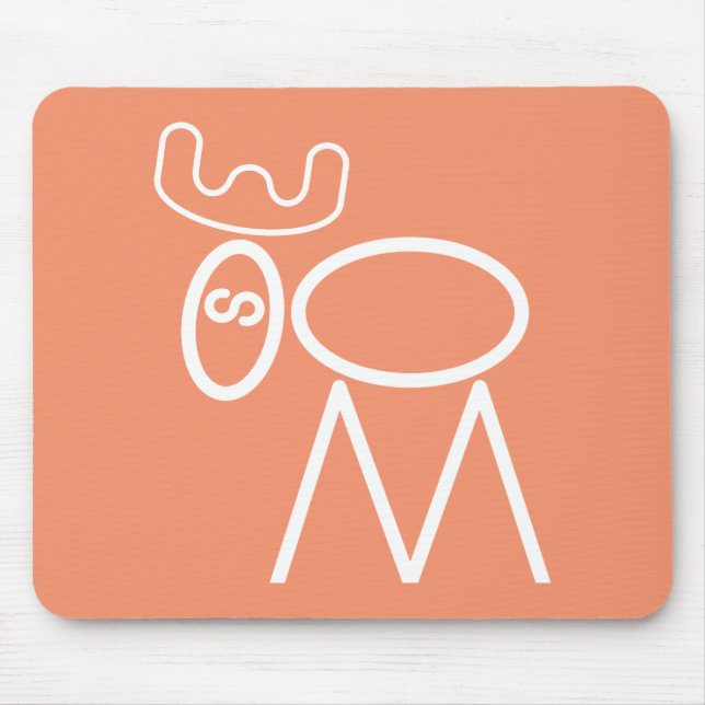 Tapis De Souris Puzzle Mousepad d'orignaux (Devant)