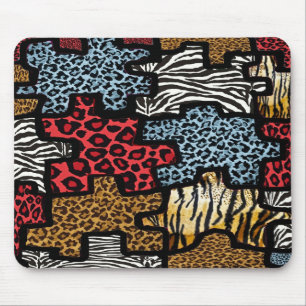 Tapis De Souris Puzzle Rockabilly Impression Animale RAB