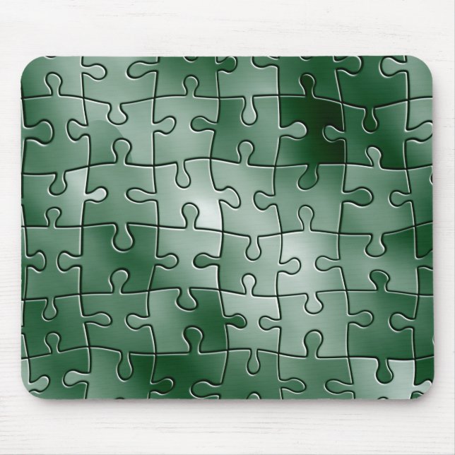 Tapis De Souris Puzzle vert (Devant)