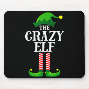 Tapis De Souris Py Crazy Elf pour groupe familial assorti pour la