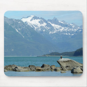 Tapis De Souris Pygargue à tête blanche à Skagway en Alaska