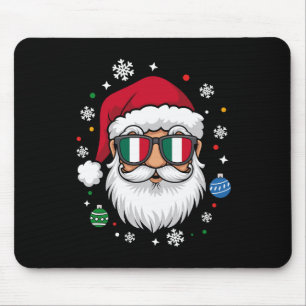 Tapis De Souris Pyjama de Noël italien amusant Italien Matching Fa