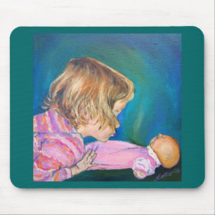 Tapis De Souris Pyjamas roses Mousepad