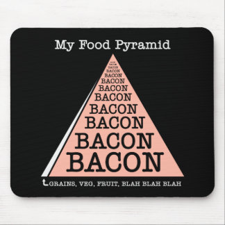 Tapis De Souris Pyramide alimentaire de Bacon