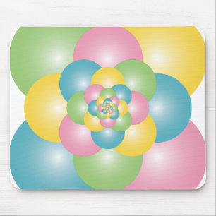 Tapis De Souris Pyramide de ballons colorés