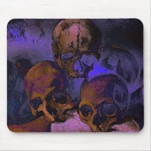 Tapis de souris Pyramide de crânes de Cézanne