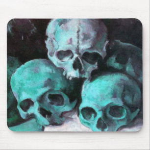 Tapis De Souris Pyramide des crânes après Cézanne