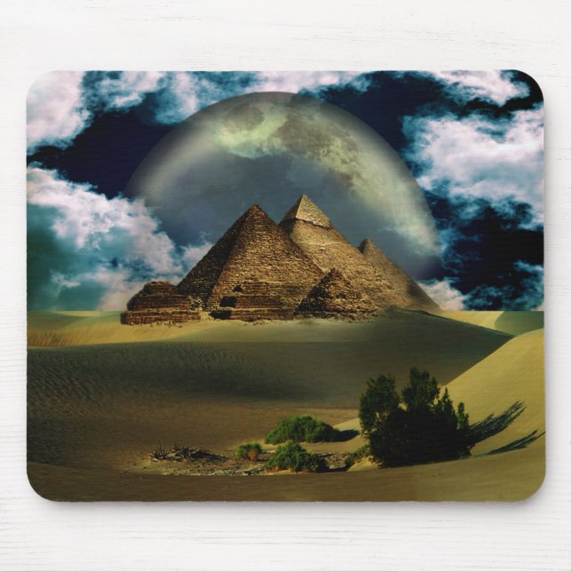 Tapis De Souris Pyramides de mystère Mousepad (Devant)