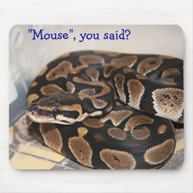 Tapis De Souris Python de boule intéressé à la souris (Devant)