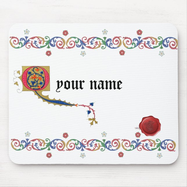 Tapis De Souris Q mousepad médiéval (Devant)