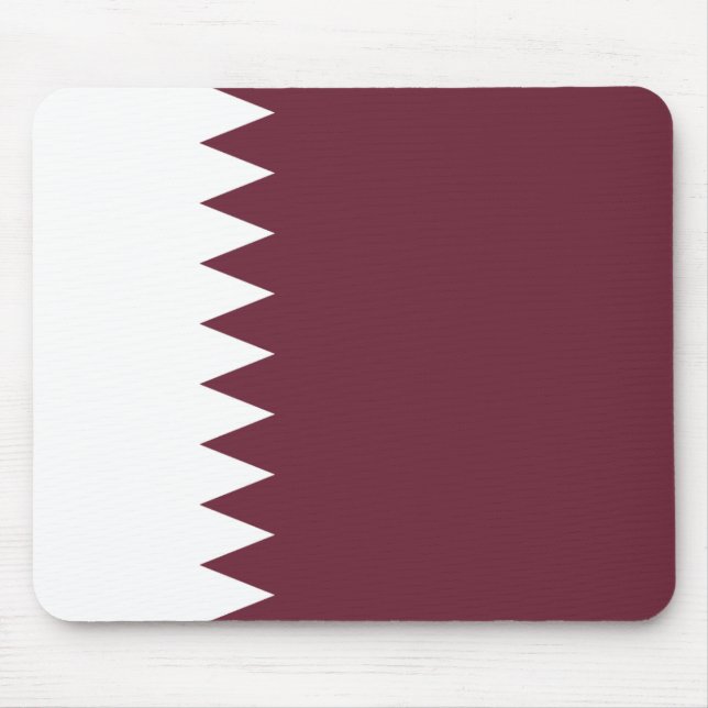 Tapis De Souris Qatar Flag Mousepad (Devant)