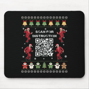 Tapis De Souris Qr Trump Dance Code Président Analyse De L'Instruc