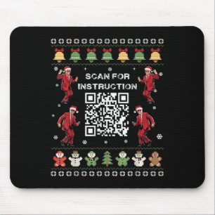 Tapis De Souris Qr Trump Dance Code Président Analyse De L'Instruc