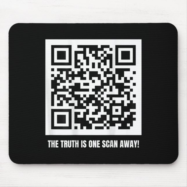 Tapis De Souris Qr Trump Dancing Code Merch Uni-adulte, Noir, (Devant)