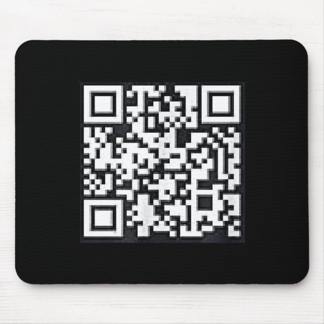 Tapis De Souris Qr Trump Président Trump Dance Code Funny Uni (Devant)