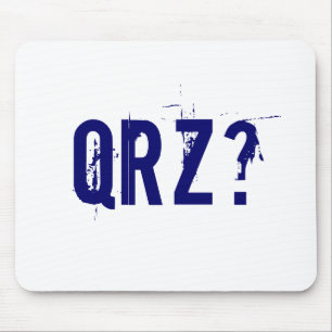 Tapis De Souris QRZ ? Jambon par radio Mousepad