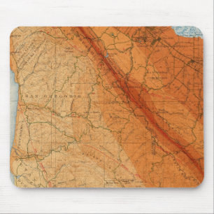 Tapis De Souris Quadrillage Père Noël Cruz montrant l'intensité