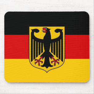 Tapis De Souris Qualité du drapeau allemand