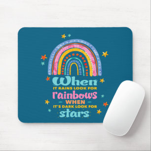 Tapis De Souris Quand Il Pleut, Cherchez Les Arcs-En-Ciel