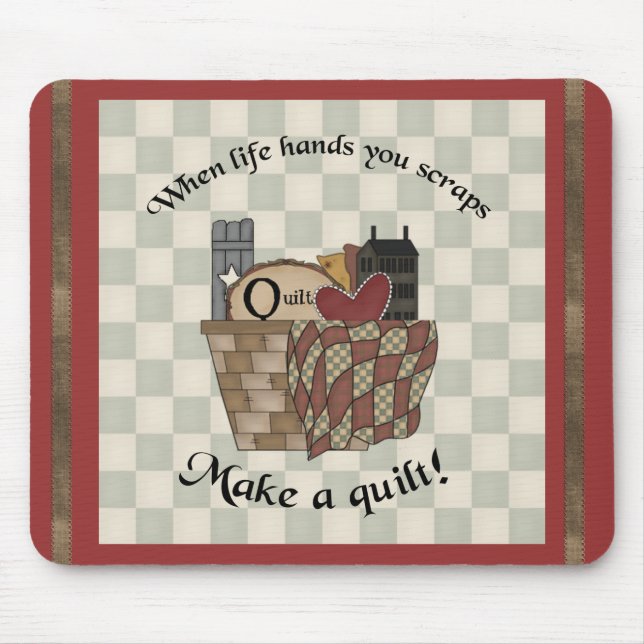 Tapis De Souris Quand La Vie Vous Met À L'Écran (Devant)