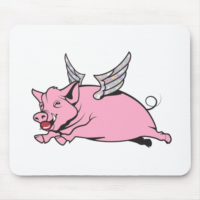 Tapis De Souris quand les porcs volent (Devant)