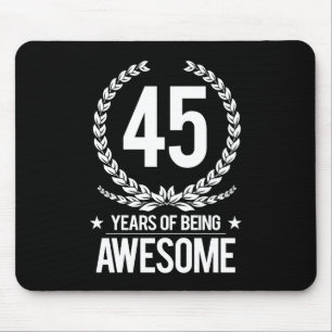 Tapis De Souris quarante-cinquième Anniversaire (45 ans d'être