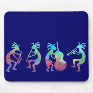 Tapis De Souris Quartet de jazz de Kokopelli