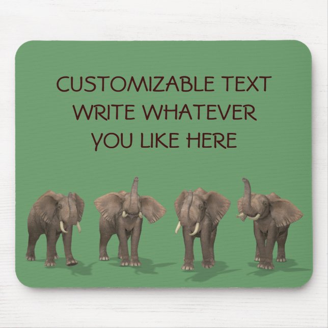 Tapis De Souris Quartet des éléphants (Devant)