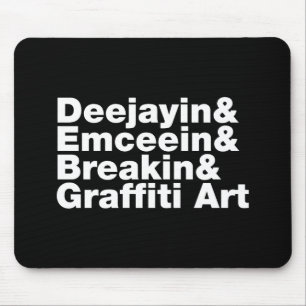 Tapis De Souris Quatre éléments de l'Hip hop
