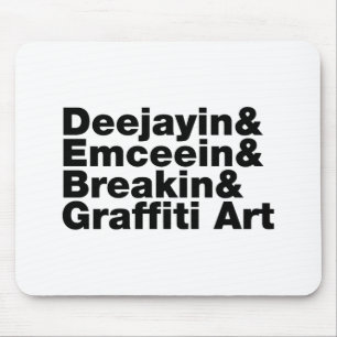 Tapis De Souris Quatre éléments de l'Hip hop