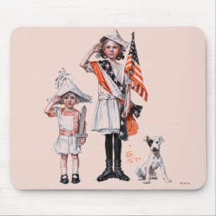Tapis De Souris Quatre juillet