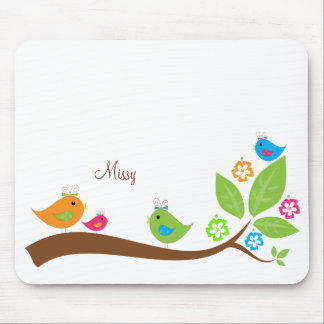 Tapis De Souris Quatre Petits Oiseaux
