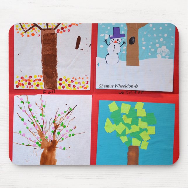 Tapis De Souris Quatre saisons (Devant)