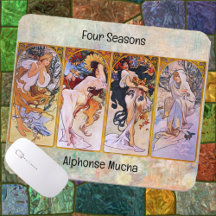 TAPIS DE SOURIS - "Quatre Saisons" d'Alphonse Much