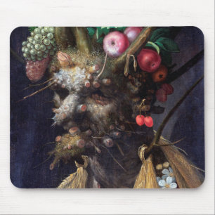 Tapis De Souris Quatre saisons en une tête, Arcimboldo