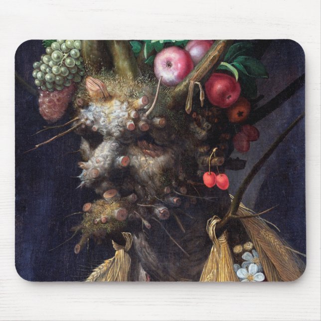 Tapis De Souris Quatre saisons en une tête, Arcimboldo (Devant)