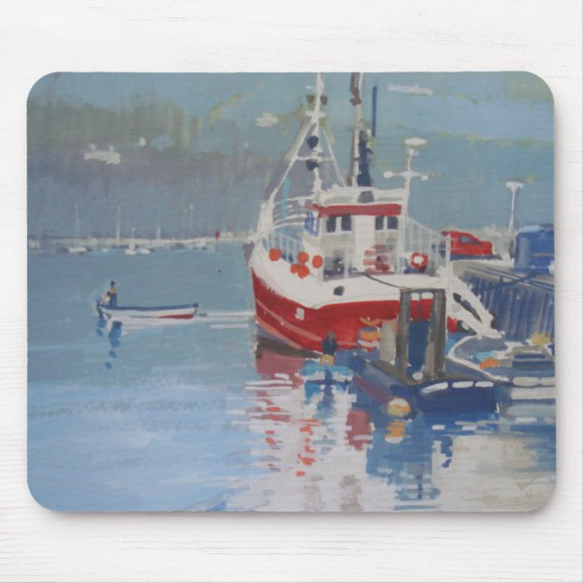 Tapis De Souris Quay Salcombe du pêcheur (Devant)