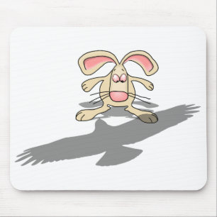 Tapis De Souris Que... ? Caricature de lapin Mousepad
