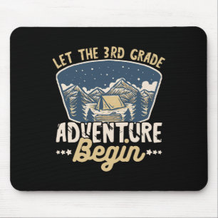 Tapis De Souris Que l'aventure de 3e année commence Professeur Ck