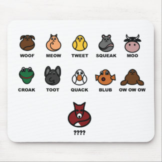 Tapis De Souris Que le renard fait-il disent-ils ?