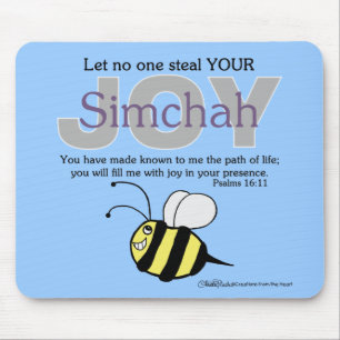 Tapis De Souris Que personne ne vole votre joie/Simchah! avec l'ab