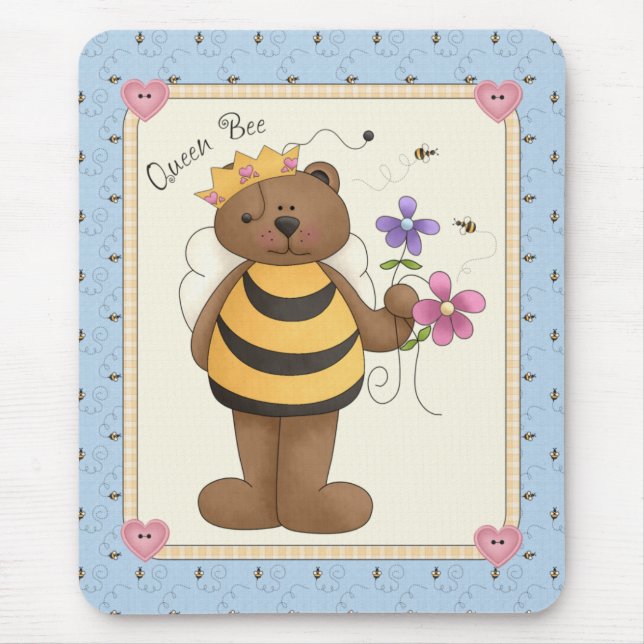 Tapis De Souris Queen Bee - Mousepad (Devant)