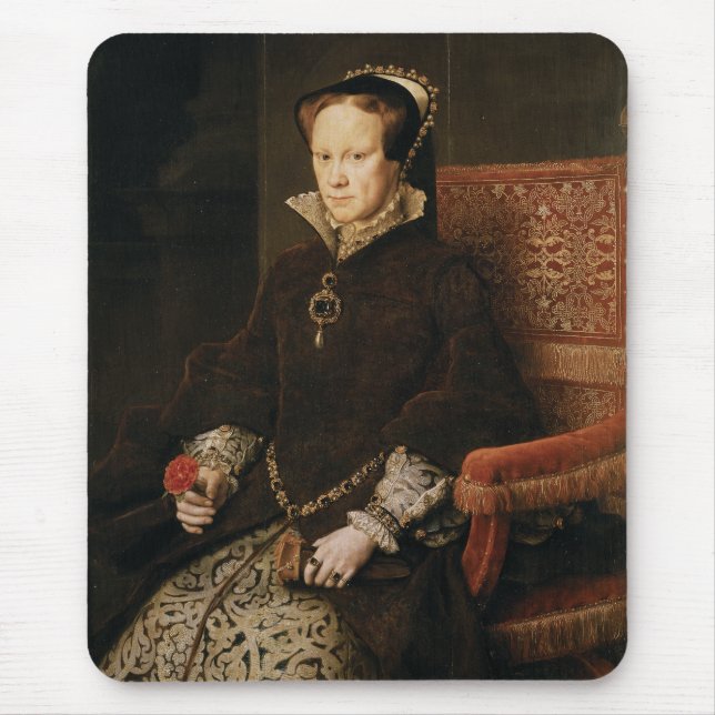 Tapis De Souris Queen Mary I de l'Angleterre Maria Tudor par MOR (Devant)