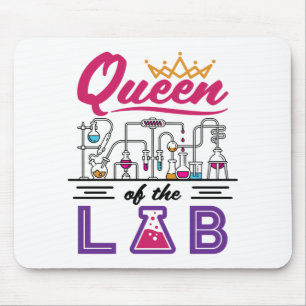 Tapis De Souris Queen of the Lab Laborician Technician Scientist