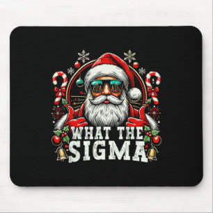 Tapis De Souris Quel est le Sigma Santa Funny Christmas Meme Xmas 