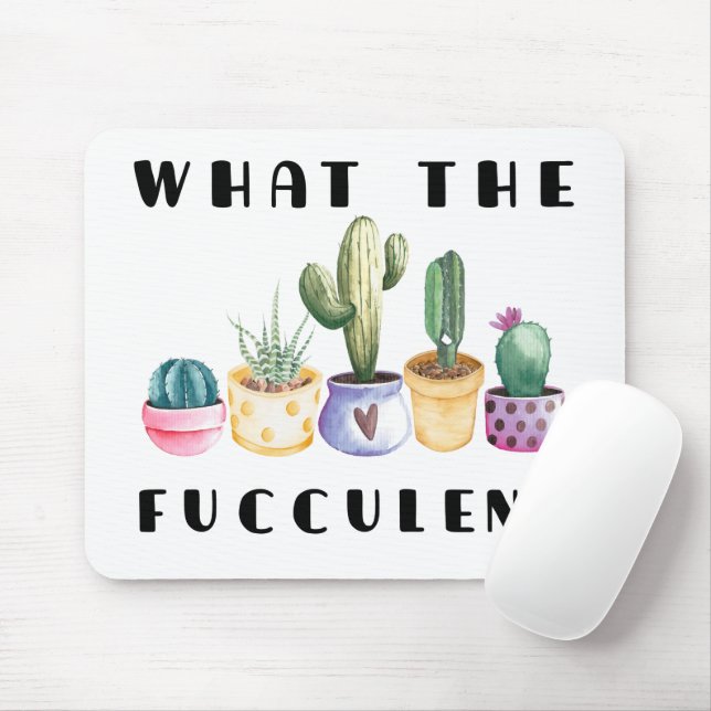 Tapis De Souris Quel Fucculent (Avec souris)