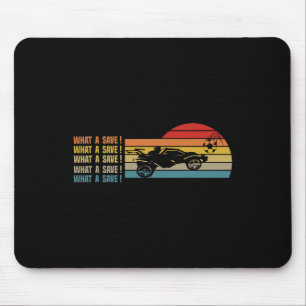 Tapis De Souris Quelle Résistance Vintage Retro Fusée Footbyll Voi